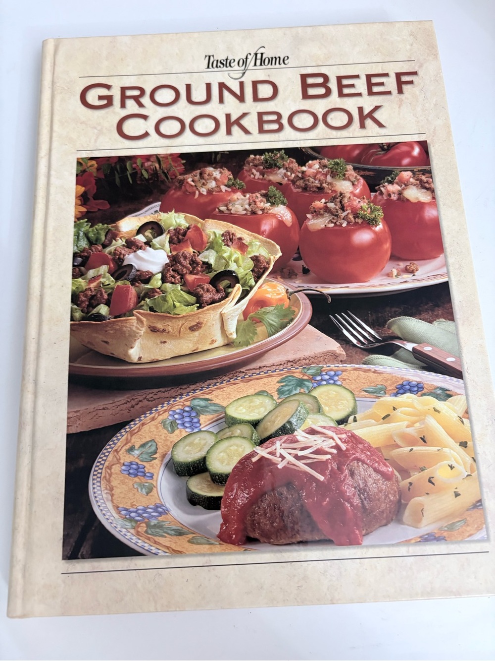Vintage 1999 Taste Of Home Ground Beef Cookbook Recipes Cook Book